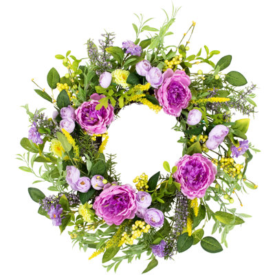 Faux Polyester 24'' Wreath