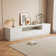 Gearlene 78.7'' W Modern TV Stand for TVs up to 75'', Wood Media Console with 2 Storage Drawers
