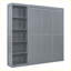 Lit escamotable moderne avec tablettes-665053078-665053096