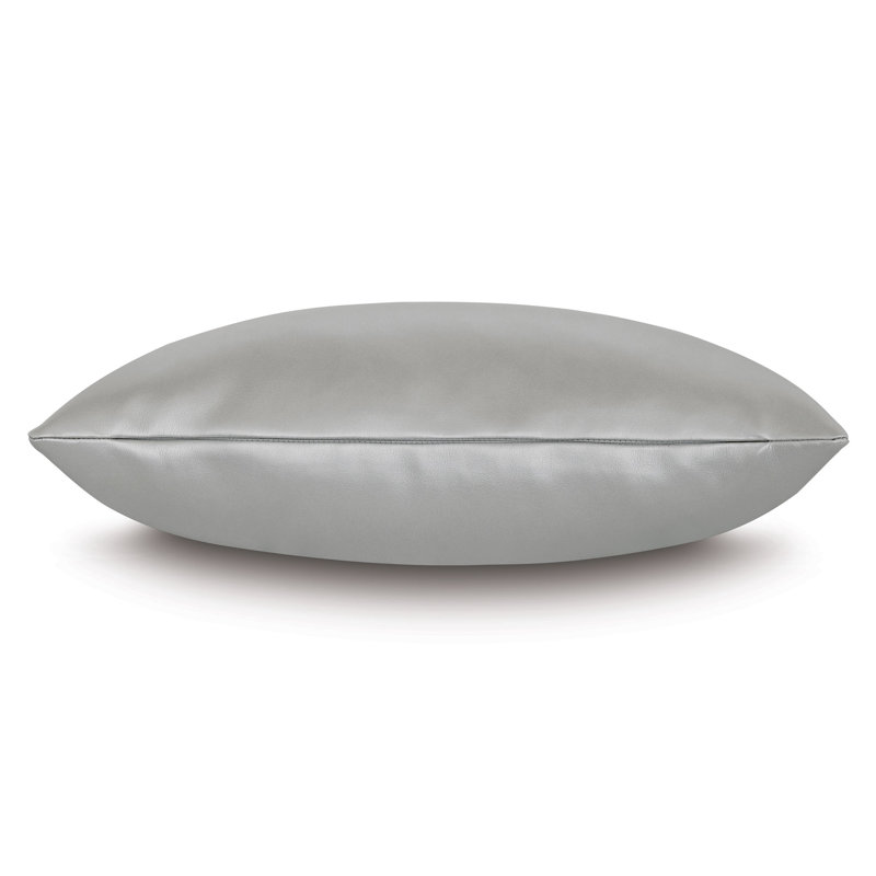 Klein Lumbar Pillow Cover & Insert, 11"H x 21"W, Sterling