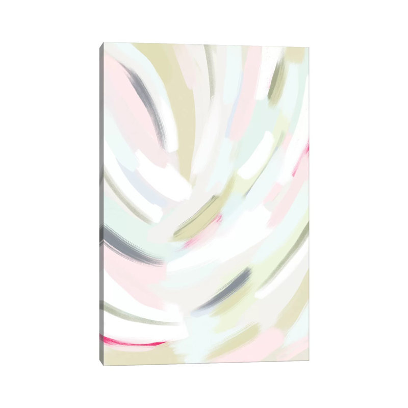 Abstract Pinky II by Leah Straatsma - Painting on Canvas, Wrapped Canvas, 101.6cm H x 66.04cm W x 1.91cm D