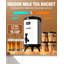 Distributeurs de boissons thermiques avec thermomètre à cristaux liquides en acier inoxydable 12 litres WantJoin-1378057210
