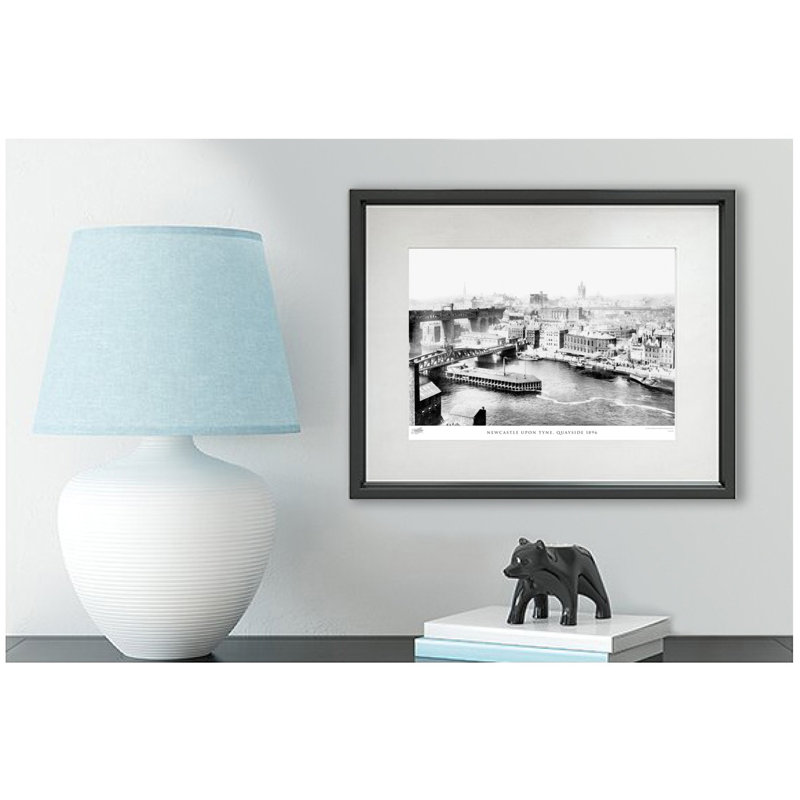 Newcastle Upon Tyne, Quayside 1896 by Francis Frith - Single Picture Frame Print, 45cm H x 60cm W x 2.3cm D