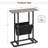 Side Table For Small Spaces, Slim Bedside Table With Storage Holder-106839759