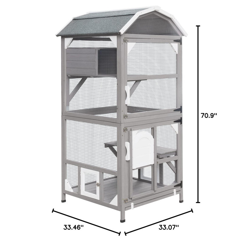 71"Large Cat House