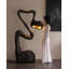 Lampe sur pied en PRF de style Wabi-sabi