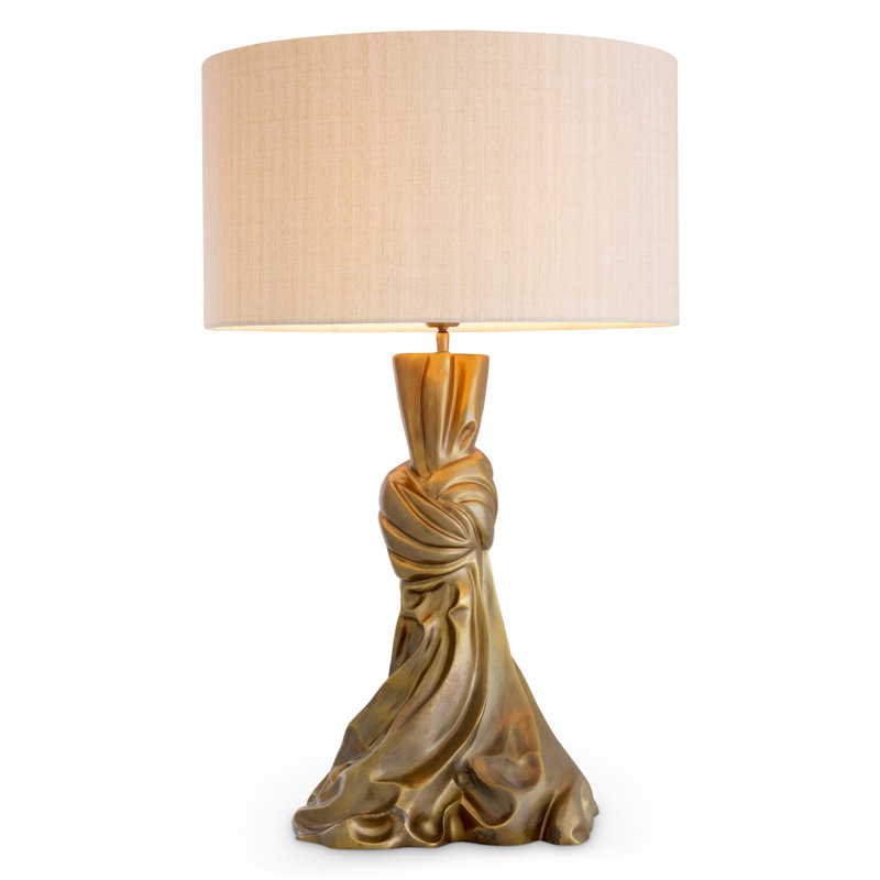 Banyan Table Lamp, Vintage Brass