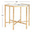 Oxendine Glass Top End Table-783659842