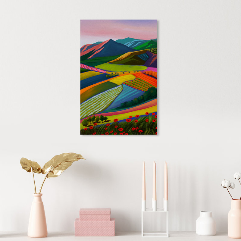 «My Bright Beautiful View», reproduction d'impression sur toile, H 15 po x l 10 po x P 1,5 po, Toile tendue