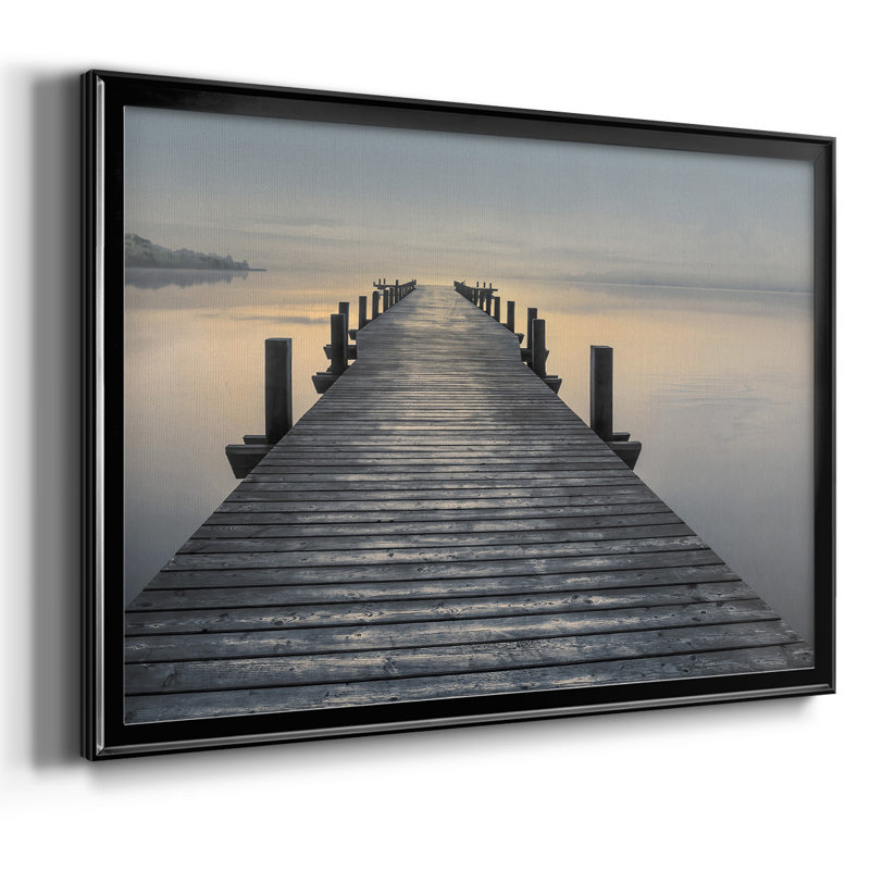 Sun Down, reproduction sur toile encadrée, H 30 po x l 44 po x P 1,5 po, Noir