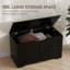 Coffre de rangement pour le salon, coffre à jouets en bois, l 31,5 po-439960098