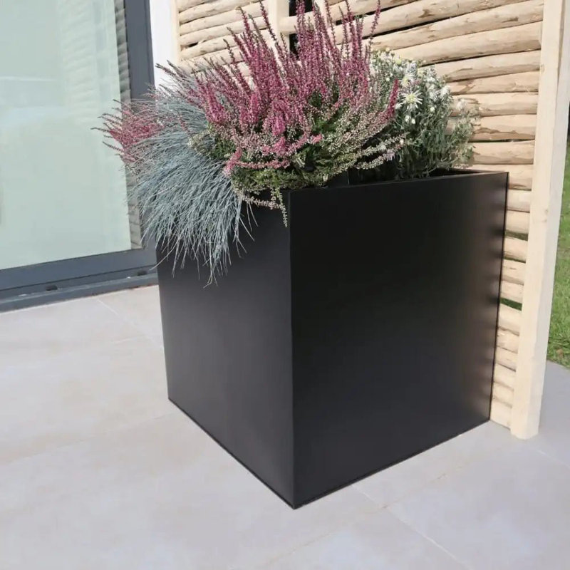Beliz Metal Planter Box, 60cm H x 60cm W x 60cm D