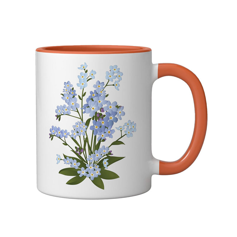 Ceramic Coffee Mug, Orange