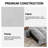 Aurora 65'' 3-in-1 Convertible Sofa Bed, Pull out Sleeper Sofa with 360° Swivel Side Table, USB, Cup Holder, Storage Armrest-657576274