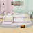 1 Drawer L-Shape Upholstered Twin Daybed with Pull-Out Twin Trundle-129413114