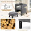 Fauteuil et repose-pieds en velours de 25,5 po Millerville