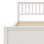 Lit plateforme en bois avec tête de lit, pied de lit et lattes en bois-619045205