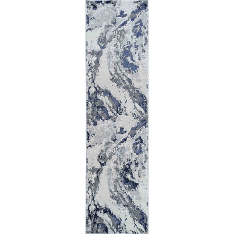 Kulas Abstract Area Rug, Runner 60 x 220cm