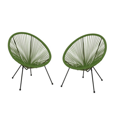 Chaise d'extérieur en tissu hamac Levon