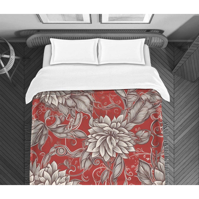 Édredon floral Ansam, Grand édredon