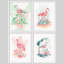 Art tropical, flamant rose tropical-104788879-104788883