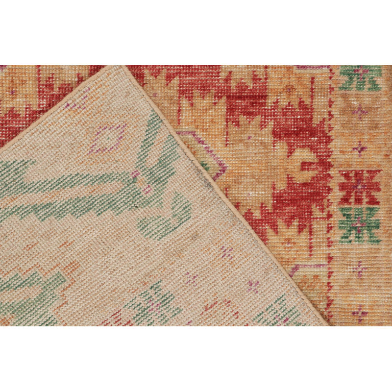 Distressed Homage Wool Geometric Area Rug, Rectangle 12' x 15'