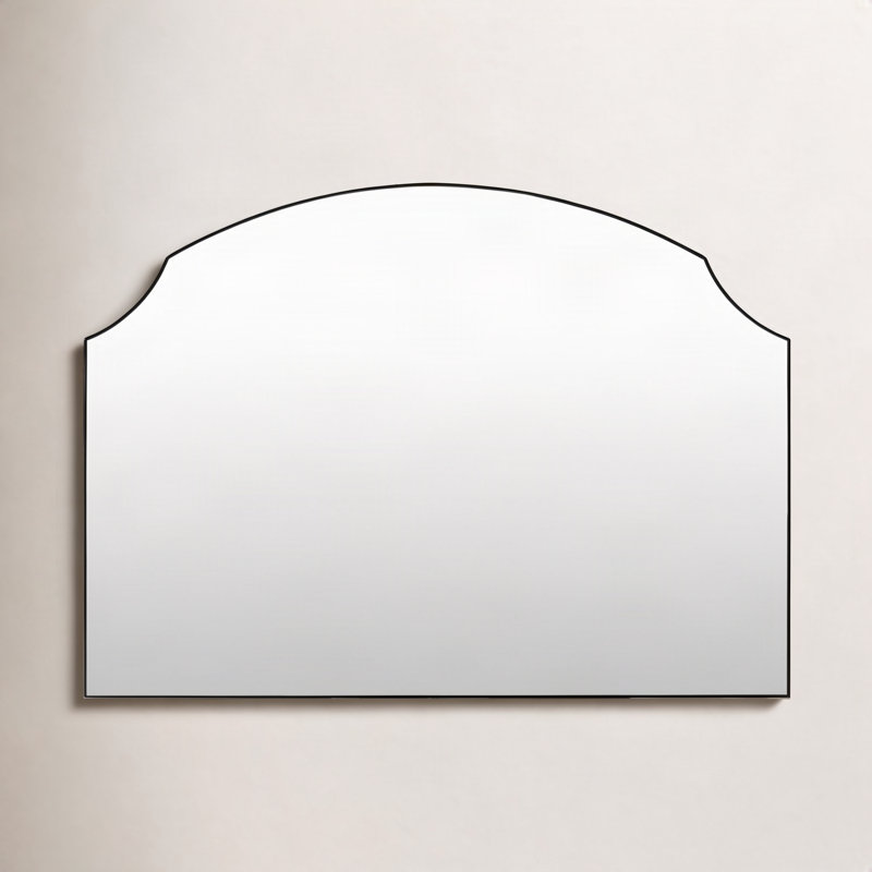Galey Alix x Livabliss Landon Mirror, Matte Black, 38" x 52"