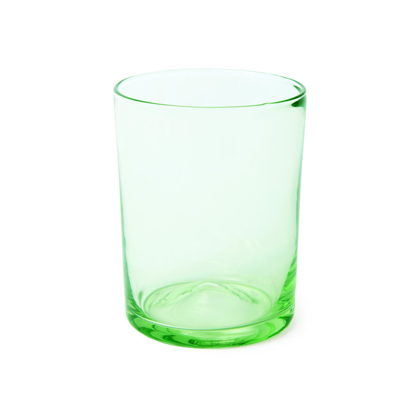 Verona Glass Drinking Glass, Green