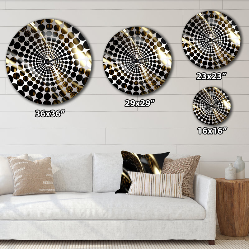 Horloge murale Sohib - Fractals, Petit