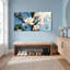 Ensemble de 1 tableau mural sur toile tendue représentant une fleur de magnolia-1509360802