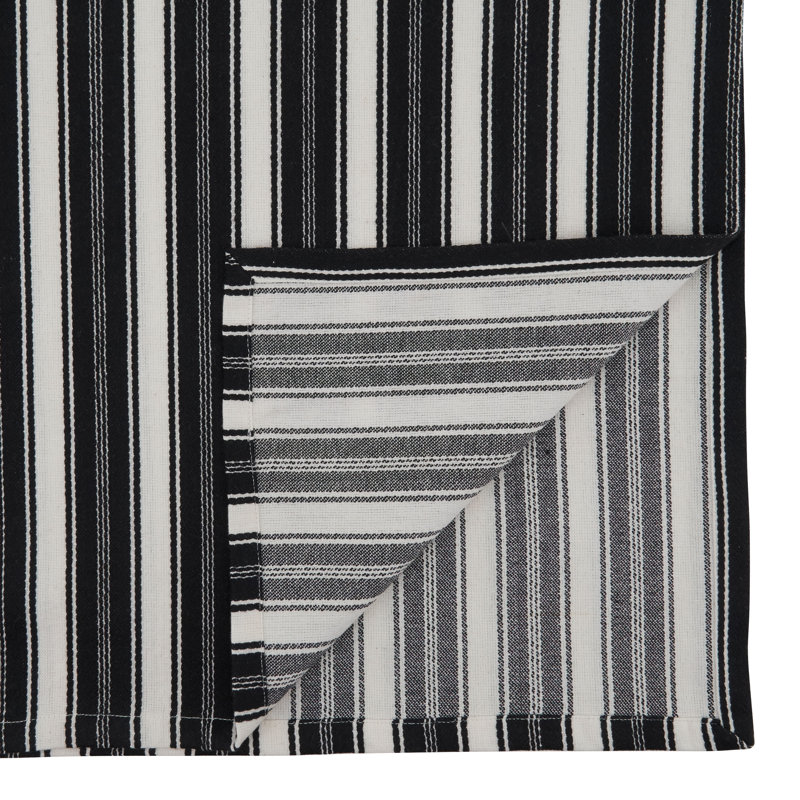 Zanzibar Striped 100% Cotton Table Runner, 72" x 16"