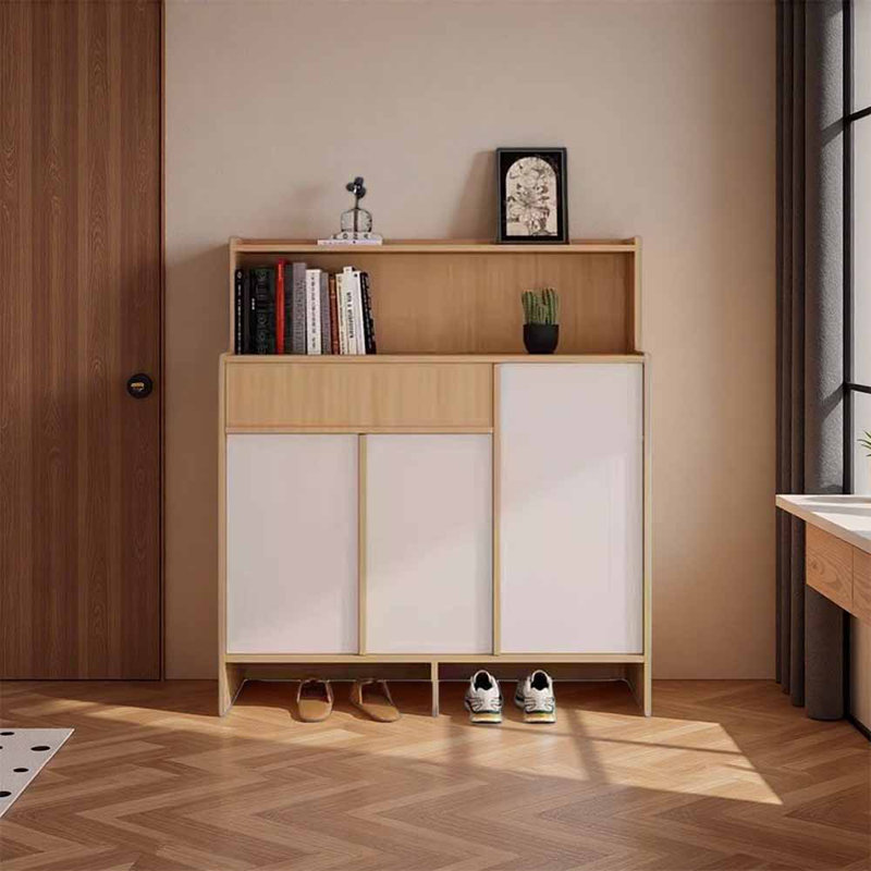 Armoire à chaussures rétro de style français, Burlywood