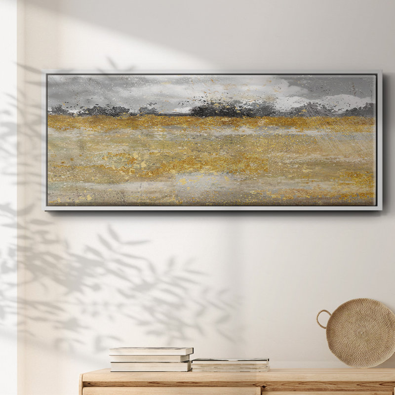 Meadow Shimmer II - toile encadrée, H 8 po x l 20 po