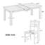 Ensemble de table de salle à manger en bois Trexm Farmhouse-2074129598