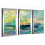 Pacific Beach - peinture sur cadre 3 pièces-1003742868