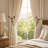 Bronze Leaf-Shaped Metal Curtain Holdbacks, 1 Pair