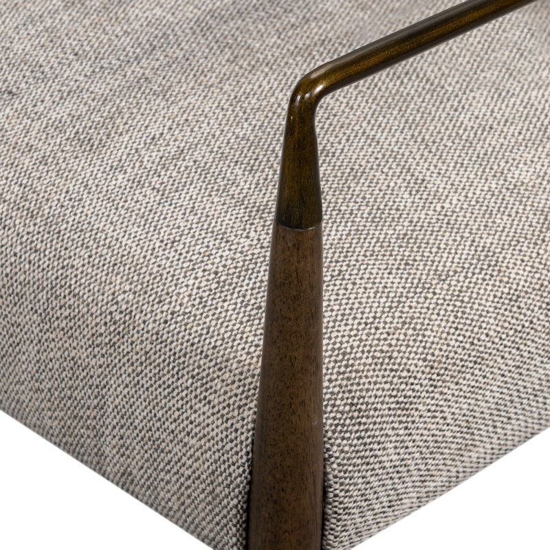 Waldon Dining Armchair-Thames Coal, Thames Coal, Sierra Brown/Aged Bronze