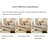 Rectangular storage rock slab coffee table-108499443