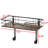 Wall Mount Ironing Board Holder with Hanger Storage Shelf, Black