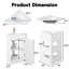  Meuble-lavabo de coin 26 po pour petit espace