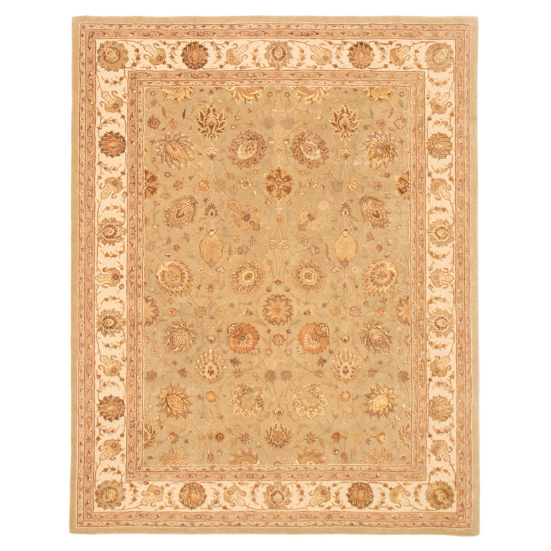 Tabriz Light Green Rug 8'0" X 10'0"