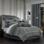 Parallel Queen 4Pc. Comforter Set Slate-262323352