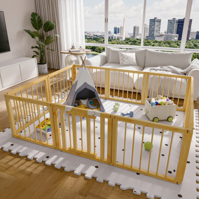 Large Baby Playpen for Babies and Toddlers,85"x57"