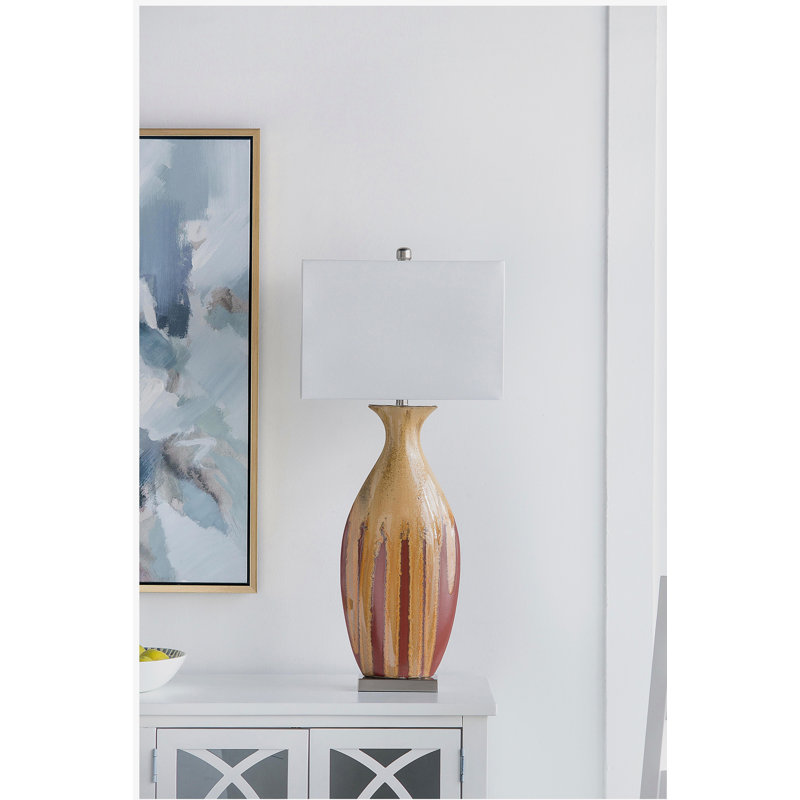 Lampe de table en céramique 16 x 10,5 x 36 po
