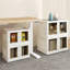 Bacs de rangement en plastique avec couvercles et roulettes Dimingo 19Gal-1222831512