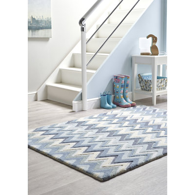 Chevron Wool Area Rug