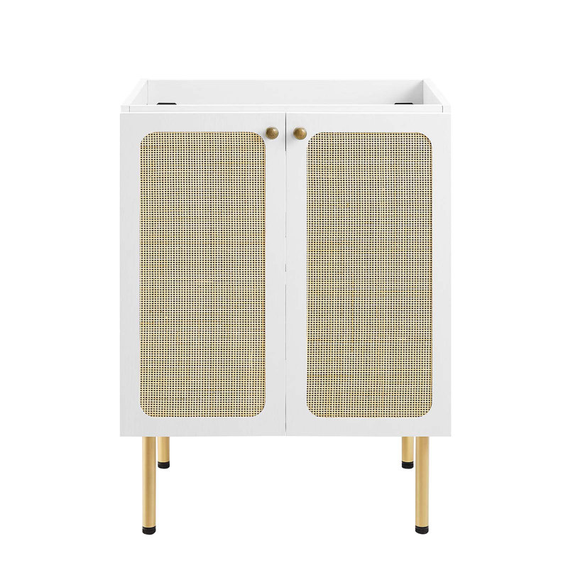 Base de meuble-lavabo simple 23,5 po Modway, Blanc