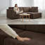 4 Seater Jumbo Cord Corner Sofa High Back Cushion including Foot Stool-1705694902-1705694859