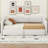 Twin XL to King Size Upholstered Daybed with Two Drawers-20735752