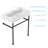 Kichae 17'' Ceramic Rectangular Bathroom Sink with Overflow-82280301